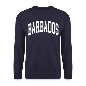 Barbados - Unisex Pullover - Navy - Vorne - Alina (178cm) & Michal (187cm)