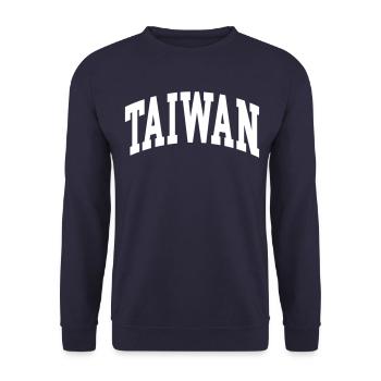 Taiwan - Unisex Sweatshirt - navy - Front - Alina (178cm) & Michal (187cm)