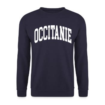 Occitanie - Sweat-shirt Unisexe - marine - Devant - Alina (178cm) & Michal (187cm)