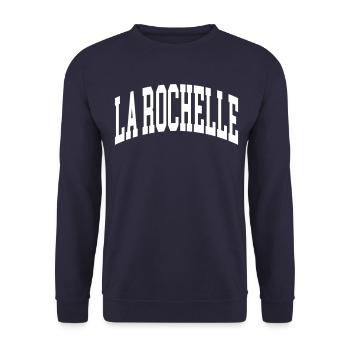 La Rochelle - Sweat-shirt Unisexe - marine - Devant - Alina (178cm) & Michal (187cm)