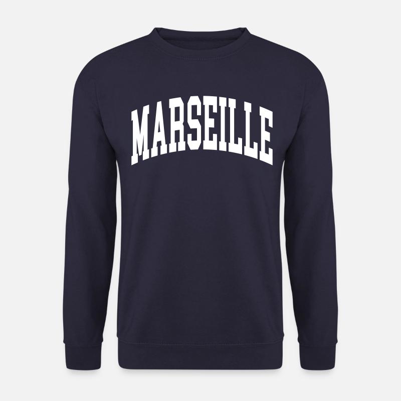 Marseille - Sweat-shirt Unisexe - marine