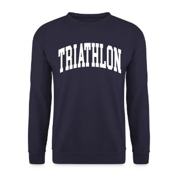 Triathlon - Unisex Pullover - Navy - Vorne - Alina (178cm) & Michal (187cm)