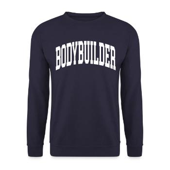 Culturiste - Sweat-shirt Unisexe - marine - Devant - Alina (178cm) & Michal (187cm)