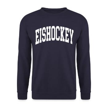 Eishockey - Unisex Pullover - Navy - Vorne - Alina (178cm) & Michal (187cm)
