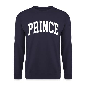 Prince - Unisex Pullover - Navy - Vorne - Alina (178cm) & Michal (187cm)