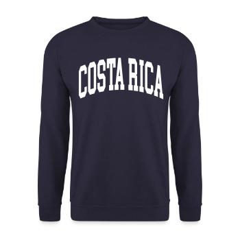 Costa Rica - Unisex Pullover - Navy - Vorne - Alina (178cm) & Michal (187cm)