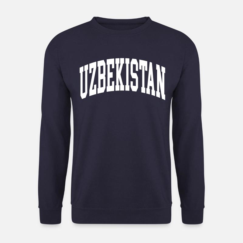 Uzbekistan - Unisex Pullover - Navy