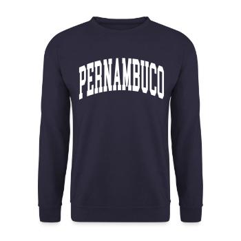 Pernambuco - Unisex Sweatshirt - navy - Front - Alina (178cm) & Michal (187cm)