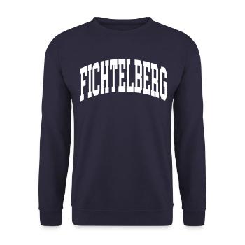 Fichtelberg - Unisex Sweatshirt - navy - Front - Alina (178cm) & Michal (187cm)