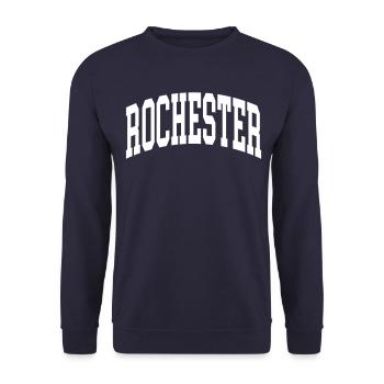 Rochester - Unisex Pullover - Navy - Vorne - Alina (178cm) & Michal (187cm)