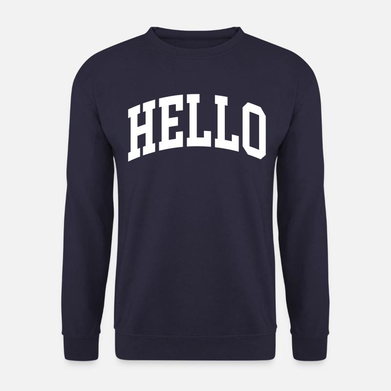 Hello - Unisex Pullover - Navy