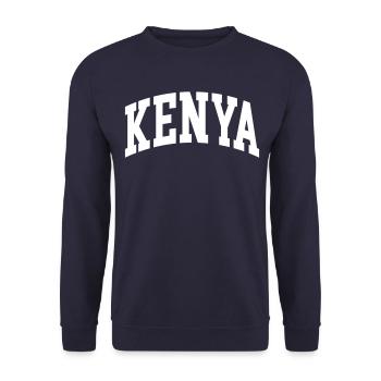 Kenya - Unisex Sweatshirt - navy - Front - Alina (178cm) & Michal (187cm)