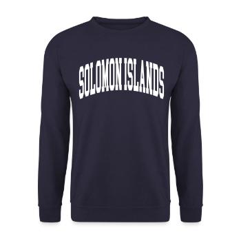 Îles Salomon - Sweat-shirt Unisexe - marine - Devant - Alina (178cm) & Michal (187cm)