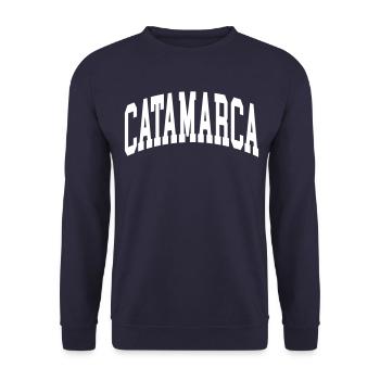 Catamarca - Unisex Pullover - Navy - Vorne - Alina (178cm) & Michal (187cm)