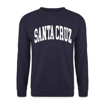 Santa Cruz - Unisex Pullover - Navy - Vorne - Alina (178cm) & Michal (187cm)