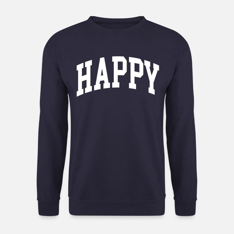 Happy - Unisex Pullover - Navy
