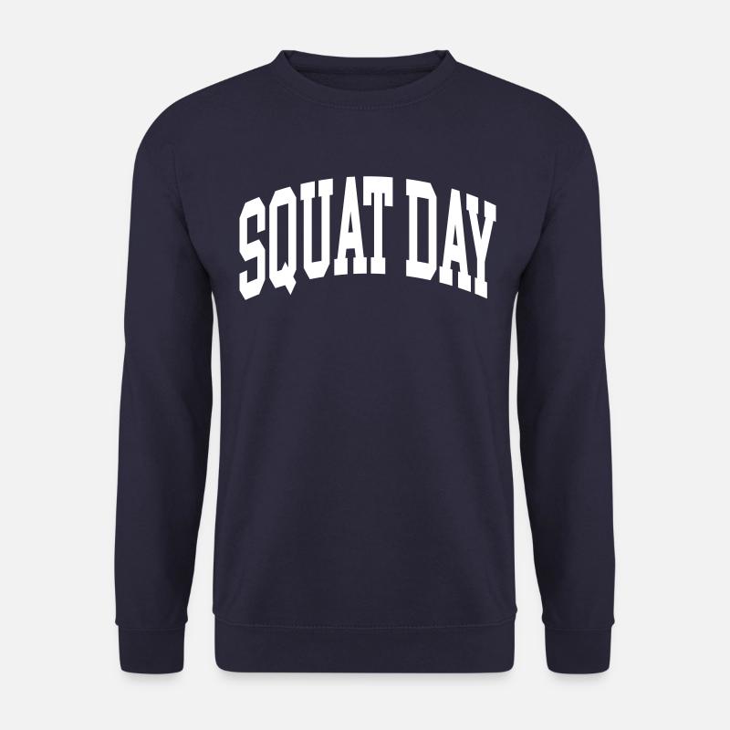 Squat Day - Unisex Pullover - Navy