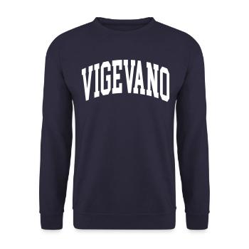 Vigevano - Unisex Sweatshirt - navy - Front - Alina (178cm) & Michal (187cm)