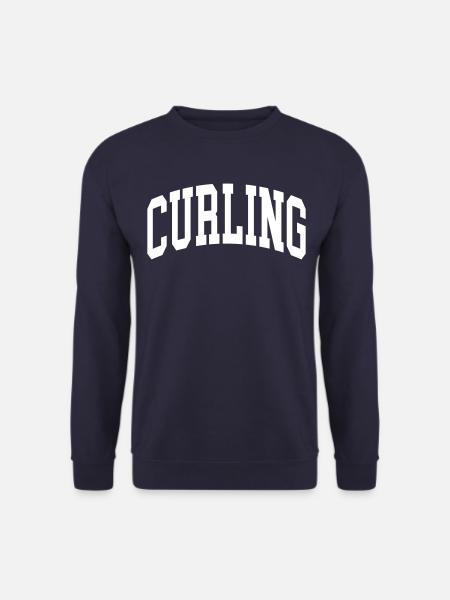 curling - Unisex Sweatshirt - navy