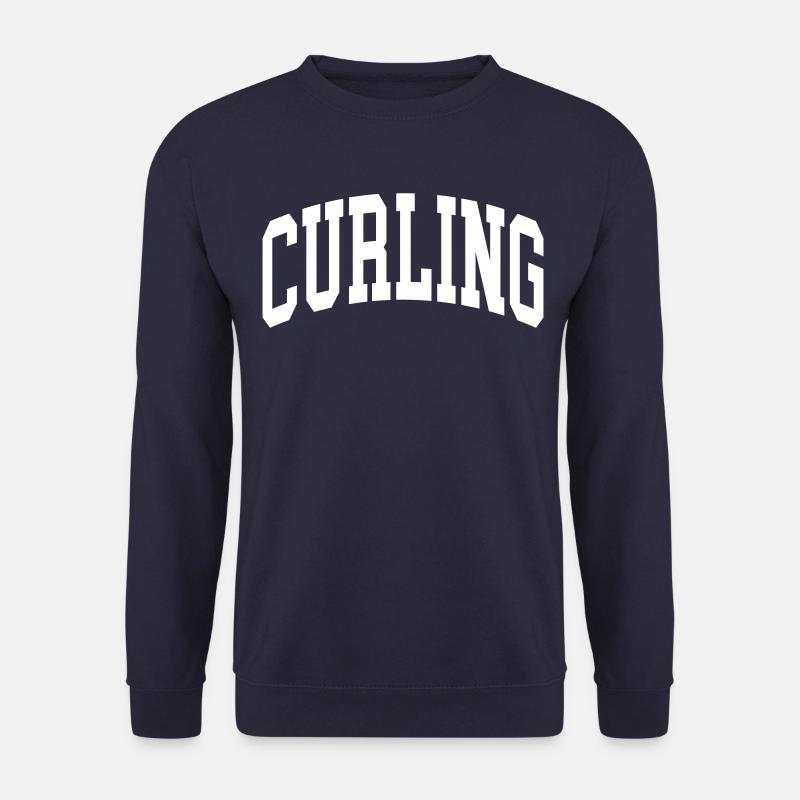 Curling - Unisex Pullover - Navy