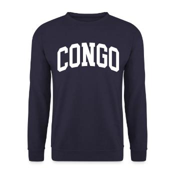 Congo - Sweat-shirt Unisexe - marine - Devant - Alina (178cm) & Michal (187cm)