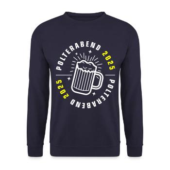 Polterabend 2025 - Unisex Pullover - Navy - Vorne - Alina (178cm) & Michal (187cm)