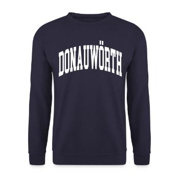 Donauwörth - Unisex Pullover - Navy - Vorne - Alina (178cm) & Michal (187cm)