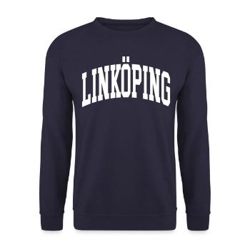 Linköping - Sweat-shirt Unisexe - marine - Devant - Alina (178cm) & Michal (187cm)