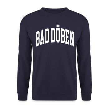Bad Düben - Unisex Pullover - Navy - Vorne - Alina (178cm) & Michal (187cm)
