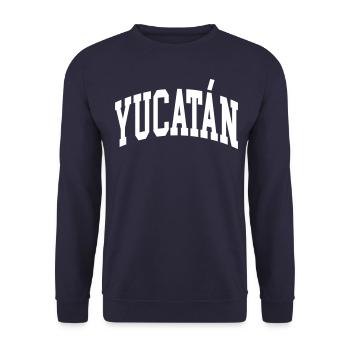 Yucatan - Unisex Sweatshirt - navy - Front - Alina (178cm) & Michal (187cm)
