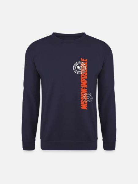 Mission Impossible Dead Reckoning Design In Orange - Unisex Sweatshirt - navy