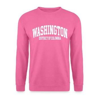 Washington D.C. - Sweat-shirt Unisexe - rose - Devant