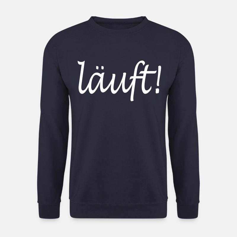 läuft! - Unisex Pullover - Navy