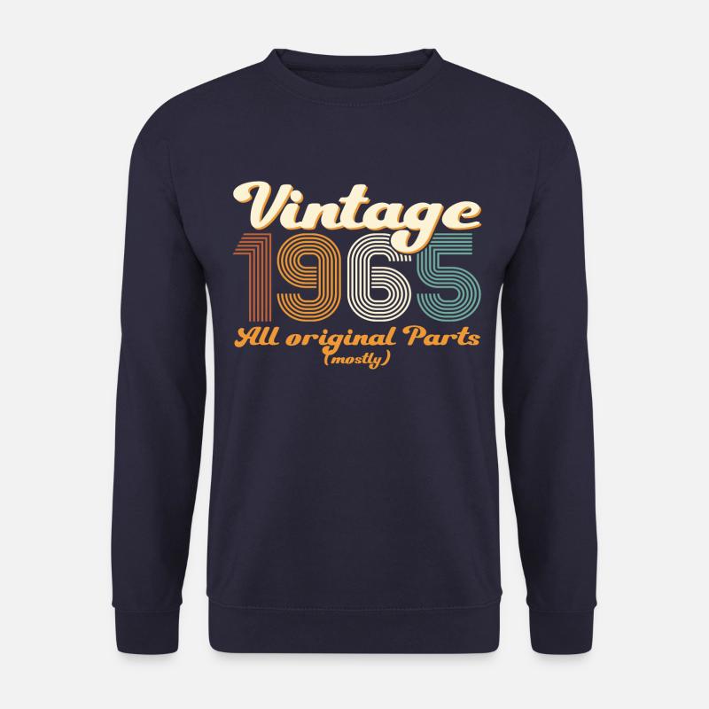 Original Jahrgang 1965 57. Geburtstag Geschenk - Unisex Pullover - Navy
