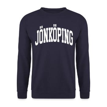 Jönköping - Unisex Pullover - Navy - Vorne - Alina (178cm) & Michal (187cm)