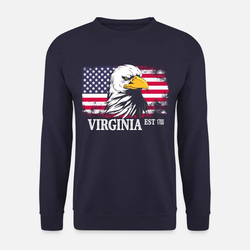 Virginia - Unisex Pullover - Navy