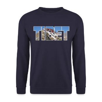 Tibet - Unisex Pullover - Navy - Vorne - Alina (178cm) & Michal (187cm)