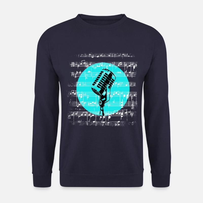 Microphone - Unisex Sweatshirt - navy