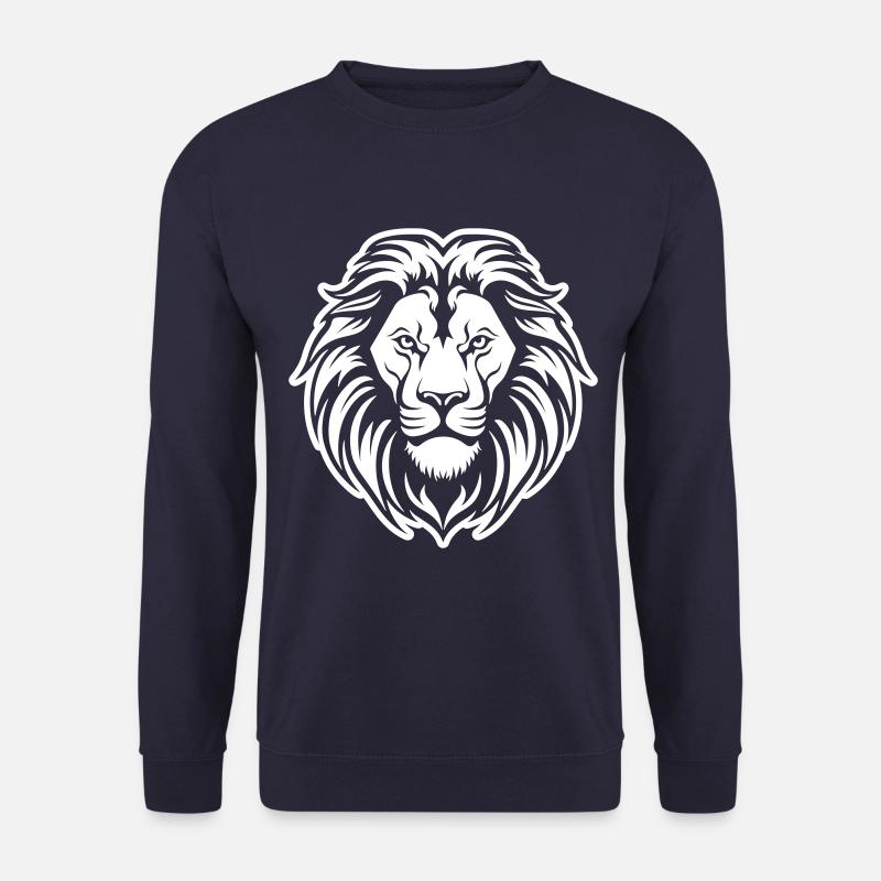 Löwe Kopf - Unisex Pullover - Navy