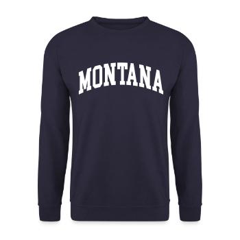 Montana - Unisex Pullover - Navy - Vorne - Alina (178cm) & Michal (187cm)