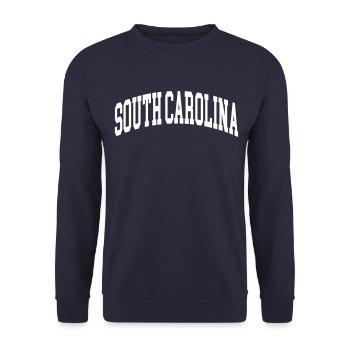 South Carolina - Unisex Sweatshirt - navy - Front - Alina (178cm) & Michal (187cm)
