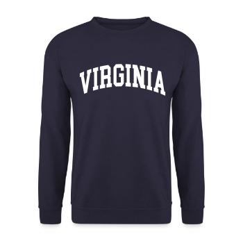 Virginia - Unisex Pullover - Navy - Vorne - Alina (178cm) & Michal (187cm)