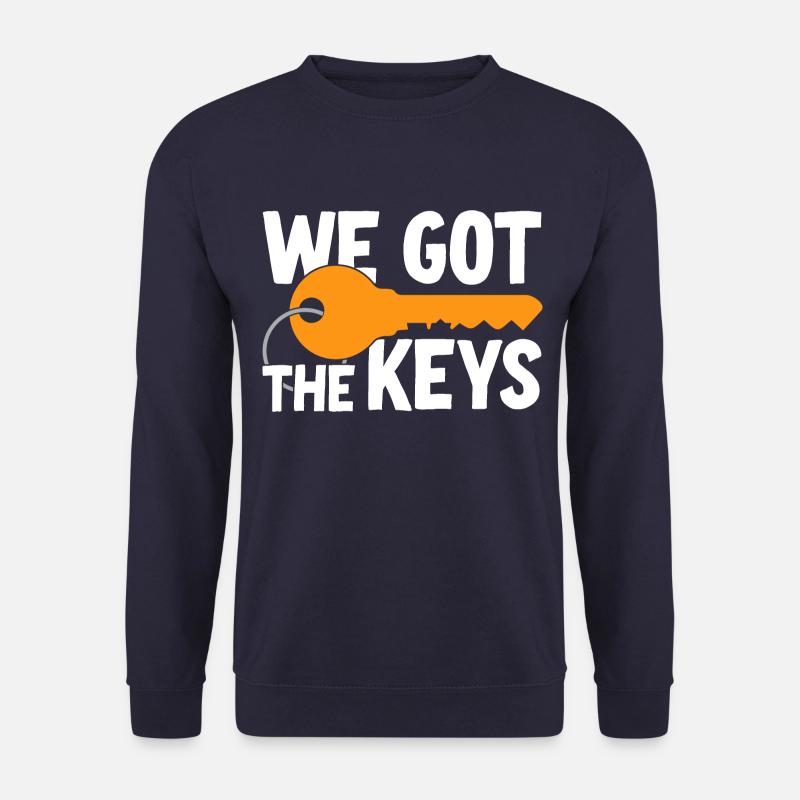 We have received the keys - Unisex Sweatshirt - navy
