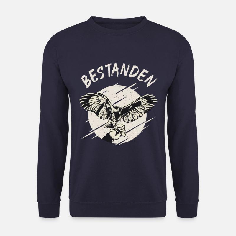 Falknerprüfung Beizjagd Falkner Falknerei falcon - Unisex Pullover - Navy