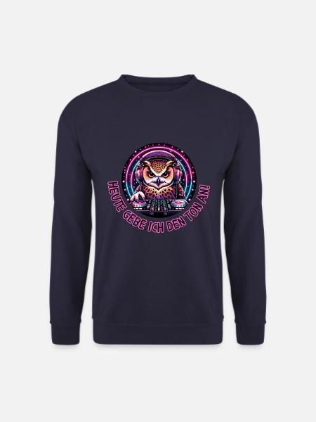 Today I'm setting the tone for Owl - Unisex Sweatshirt - navy