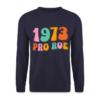 1973 Pro Roe - Sweat-shirt Unisexe - marine - Devant - Alina (178cm) & Michal (187cm)