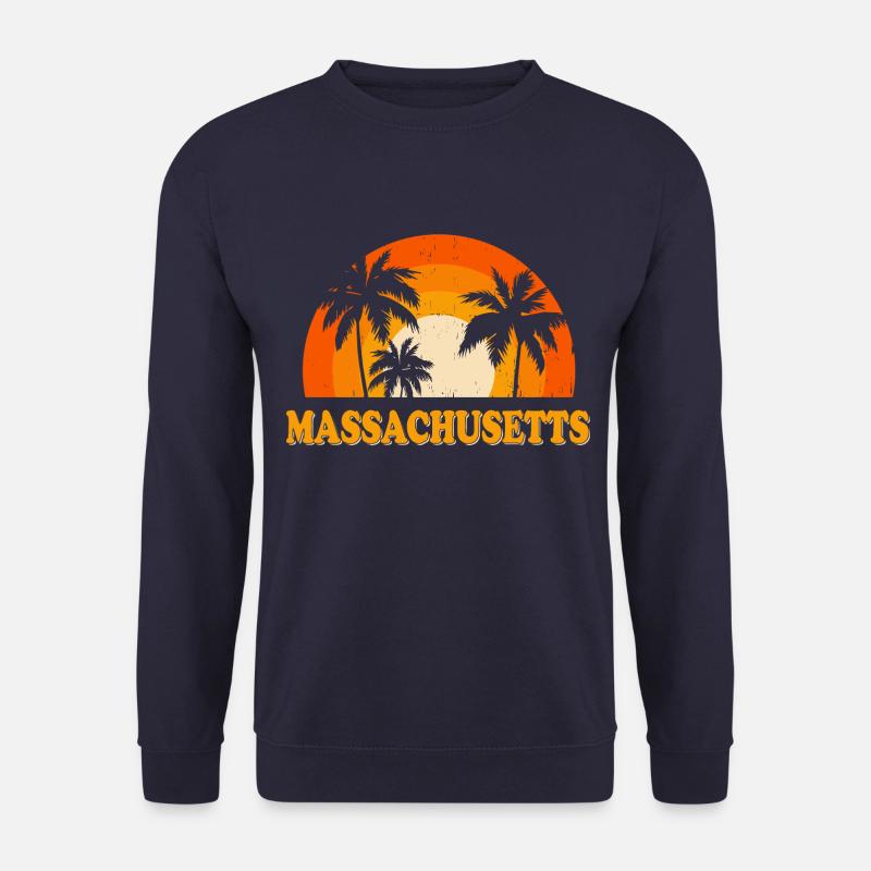 Massachusetts - Unisex Pullover - Navy