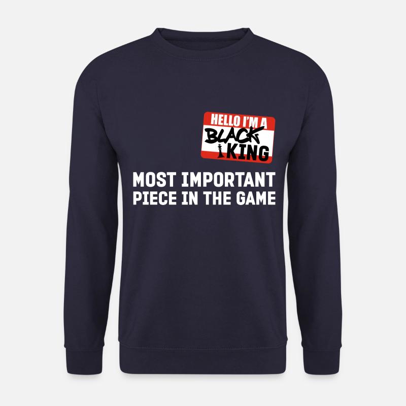 Black King - Unisex Pullover - Navy