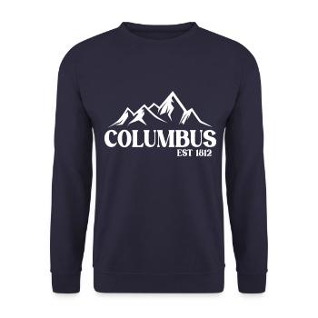 Columbus Ohio - Sweat-shirt Unisexe - marine - Devant - Alina (178cm) & Michal (187cm)