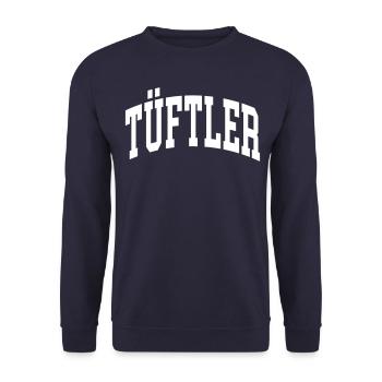 Tüftler - Unisex Pullover - Navy - Vorne - Alina (178cm) & Michal (187cm)
